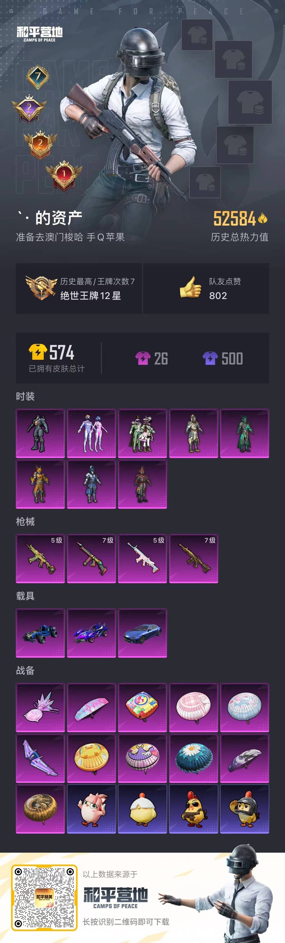 HPQM4113217和平精英账号详情图7