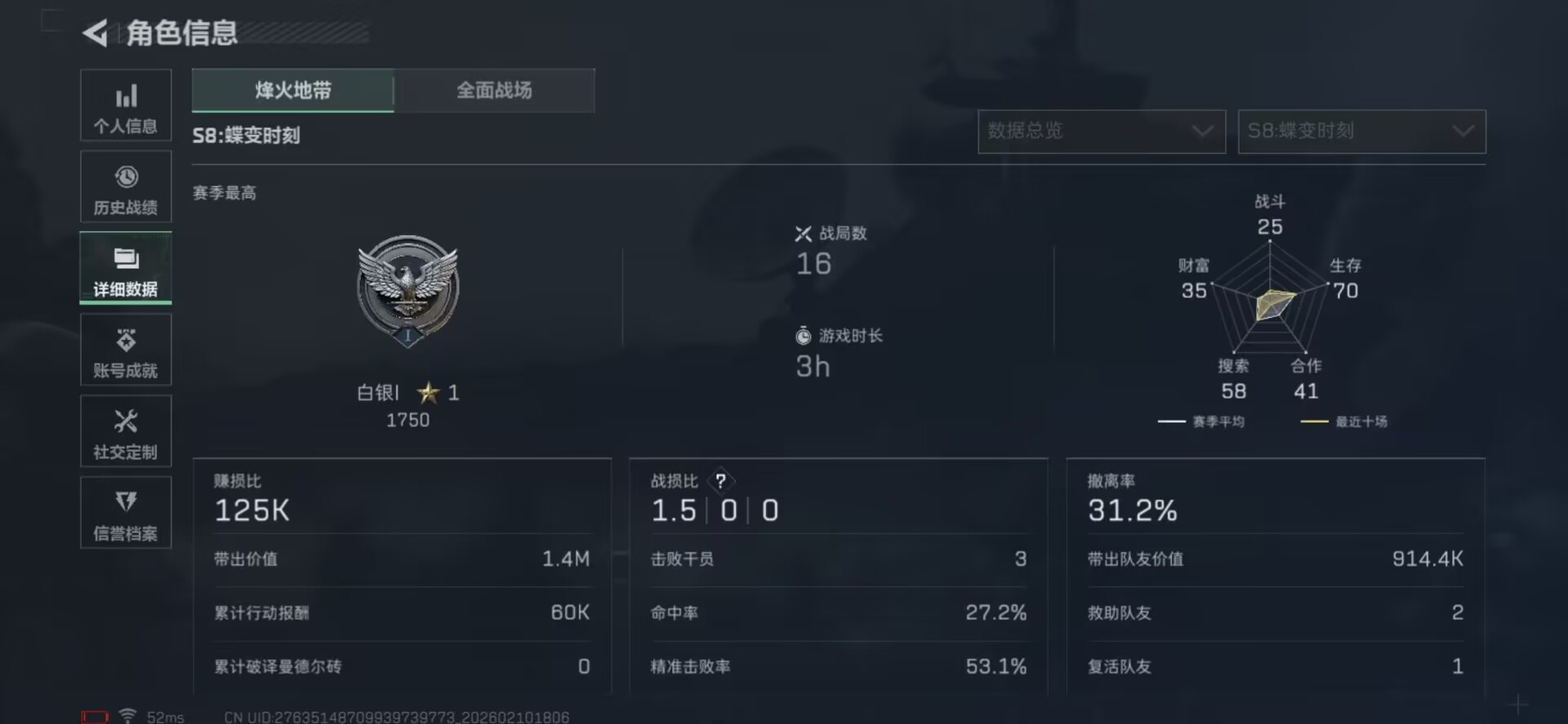 SJZCMW443722三角洲行动账号详情图6