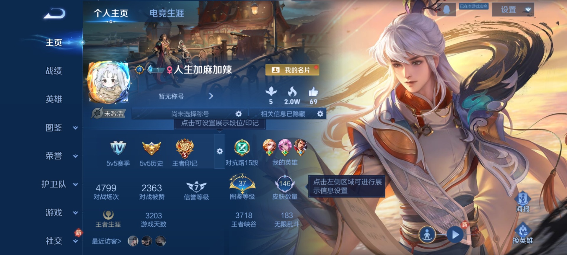 WZQM4174100王者荣耀账号详情图4 WZQM4174100王者荣耀账号详情图4