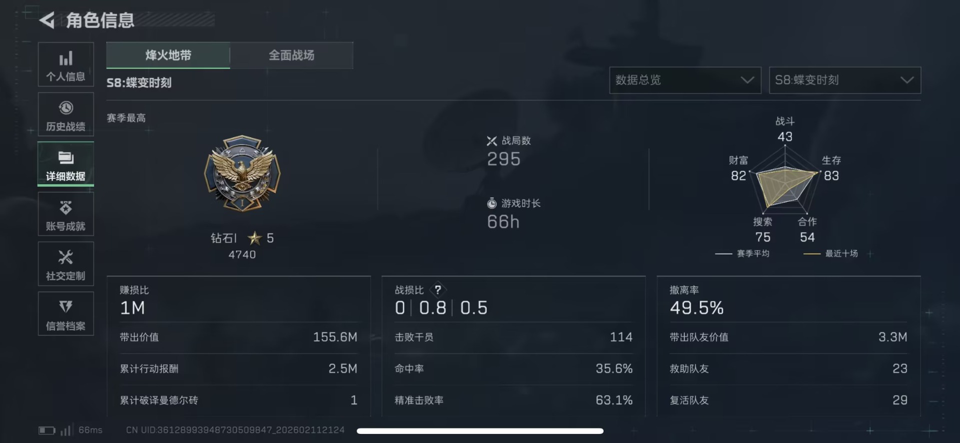 SJZQM456308三角洲行动账号详情图18