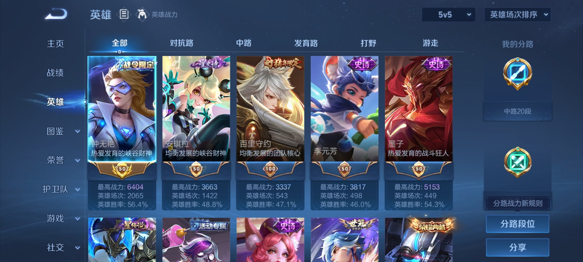 WZCMW4157317王者荣耀账号详情图3