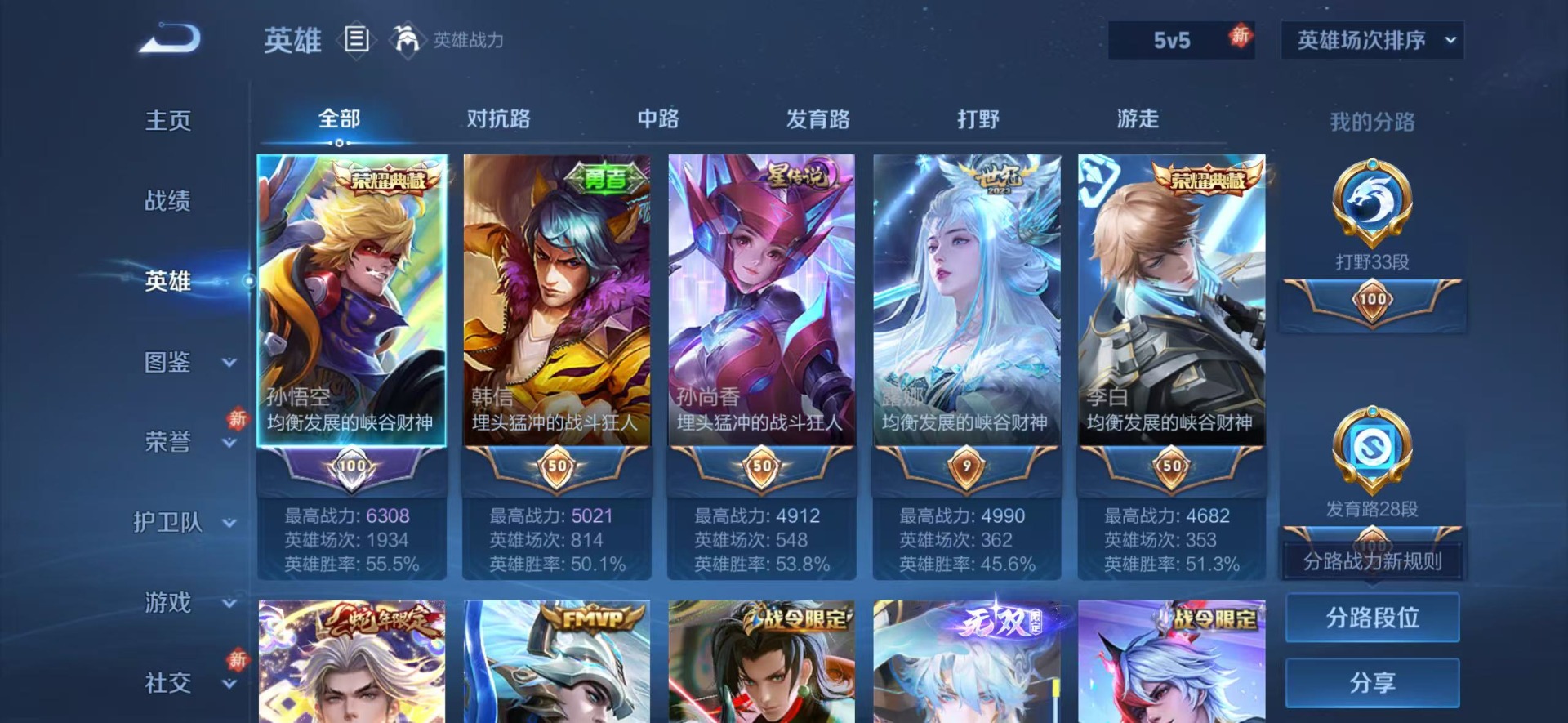 WZCMW4157705王者荣耀账号详情图5