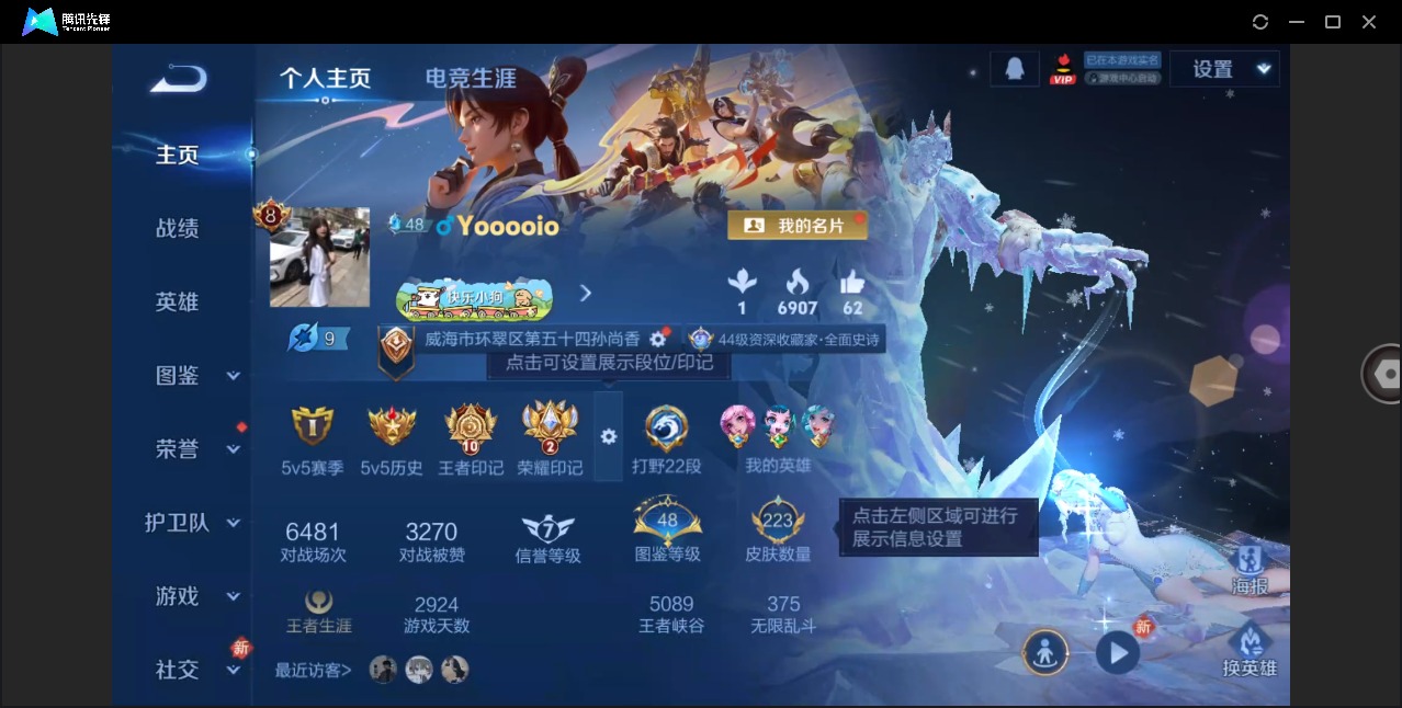 WZCMW4160310王者荣耀账号详情图7