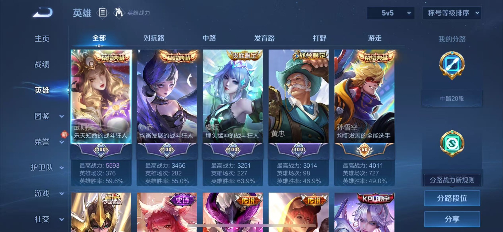 WZCMW4184559王者荣耀账号详情图4