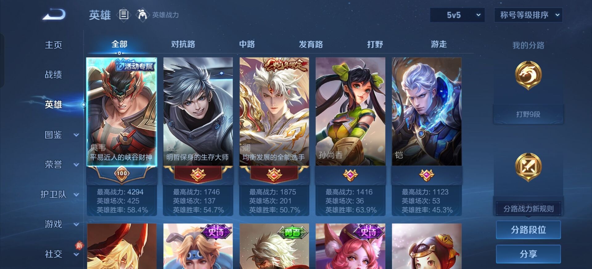 WZCMW4185725王者荣耀账号详情图2