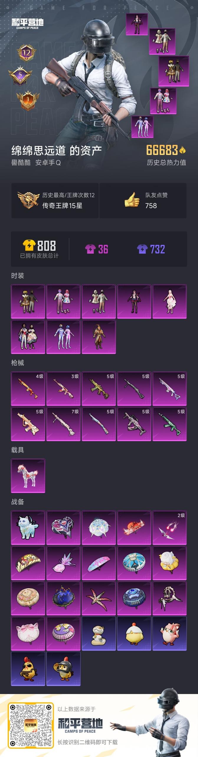 HPQM4109285和平精英账号详情图12