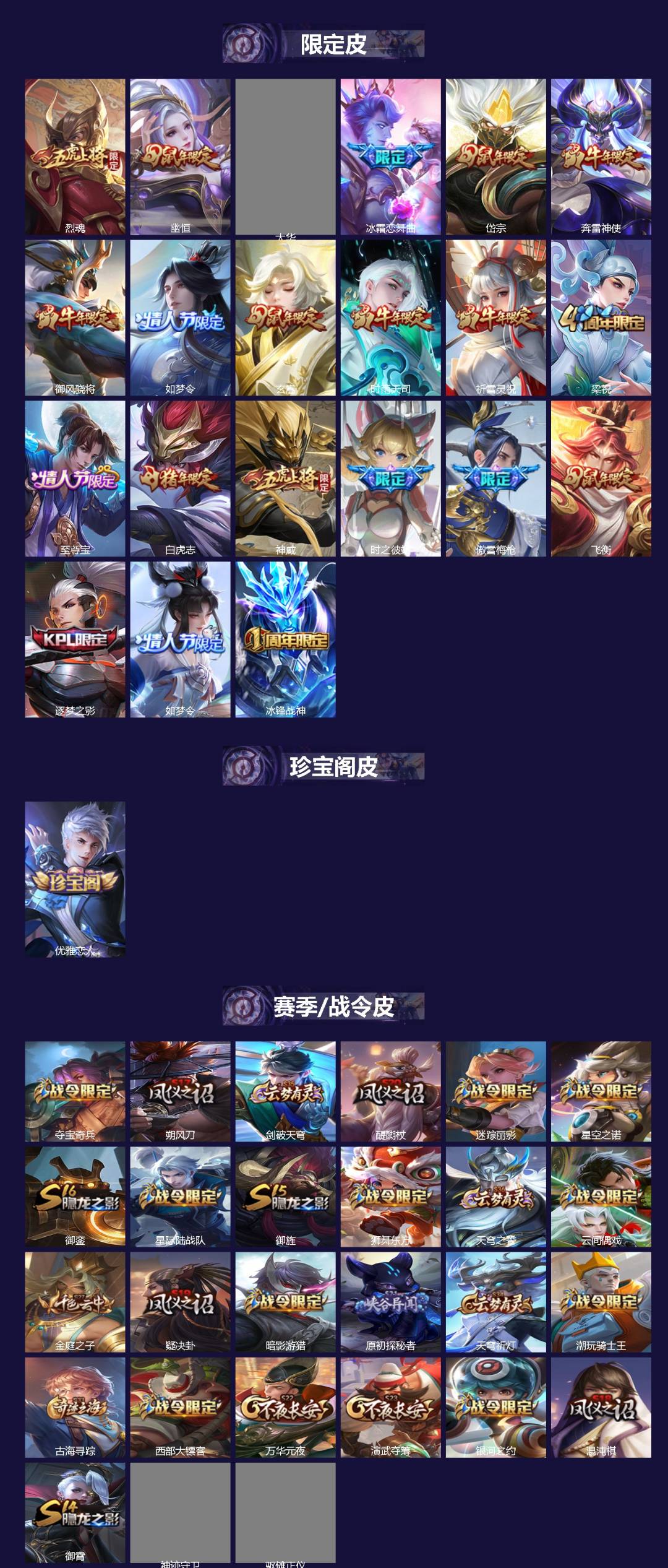 WZCMW4165334王者荣耀账号详情图2 WZCMW4165334王者荣耀账号详情图2