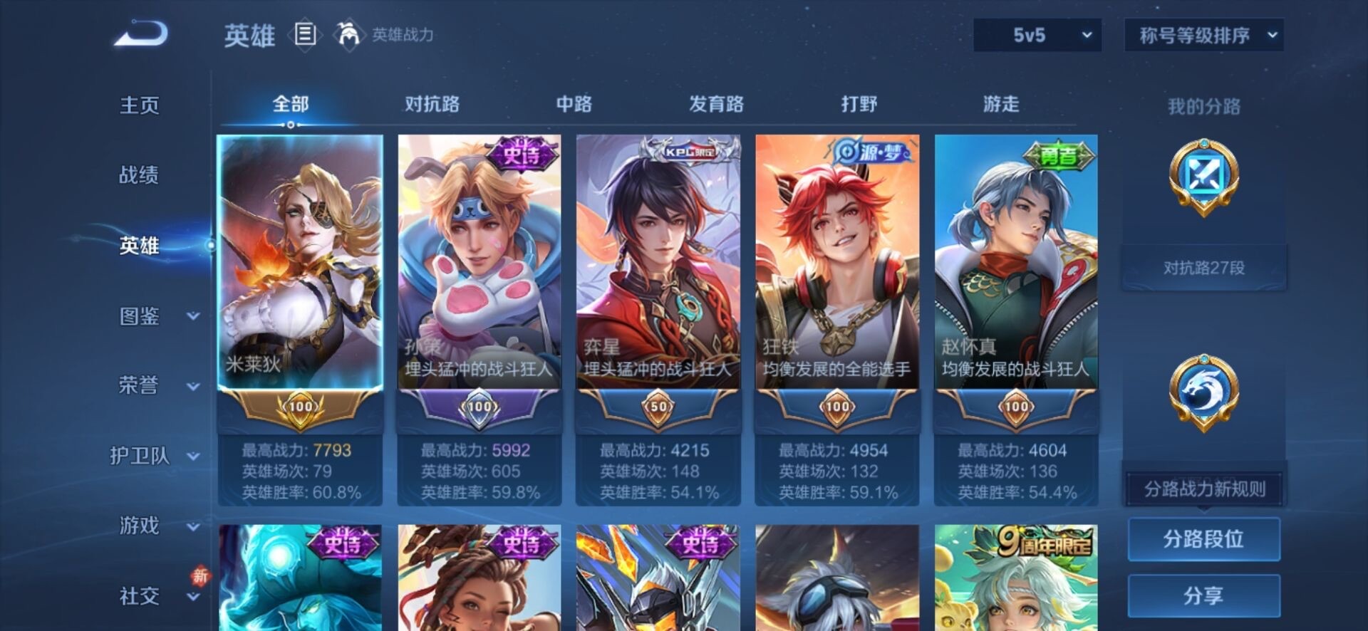 WZCMW4166656王者荣耀账号详情图4