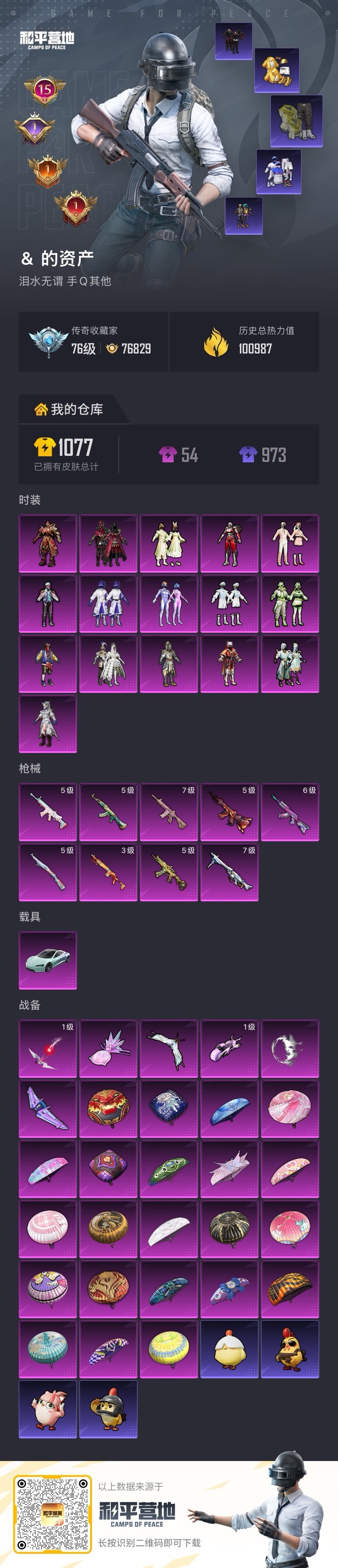 HPQM4111277和平精英账号详情图9