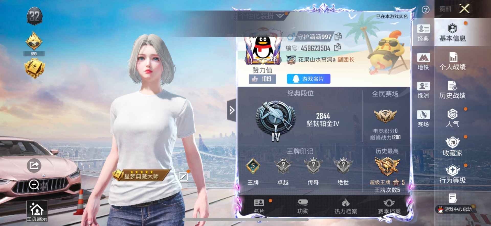 HPCMW4115137和平精英账号详情图5