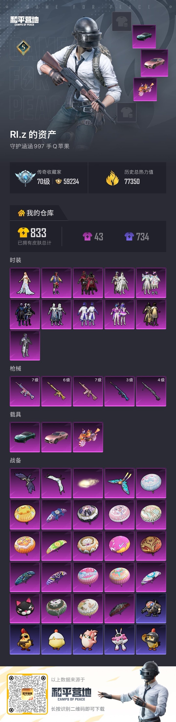 HPCMW4115137和平精英账号详情图7