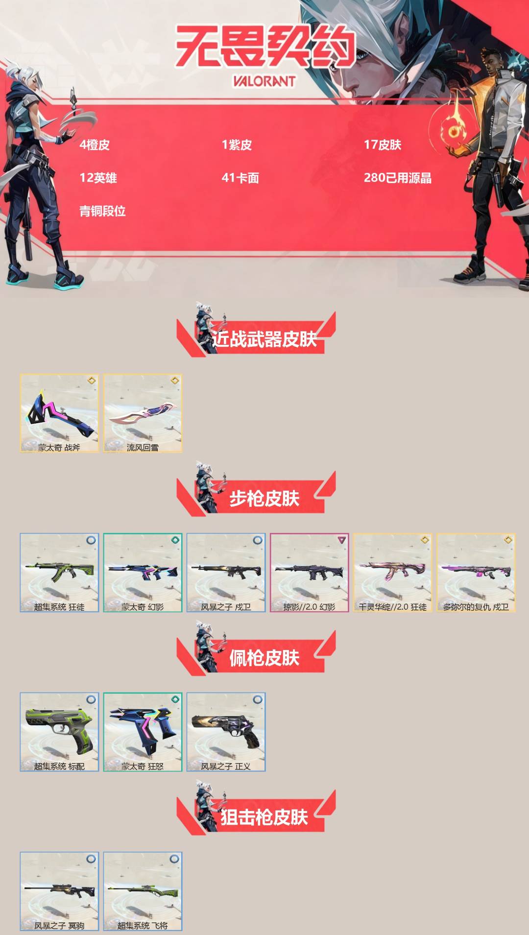 WWQQM414264无畏契约账号详情图3