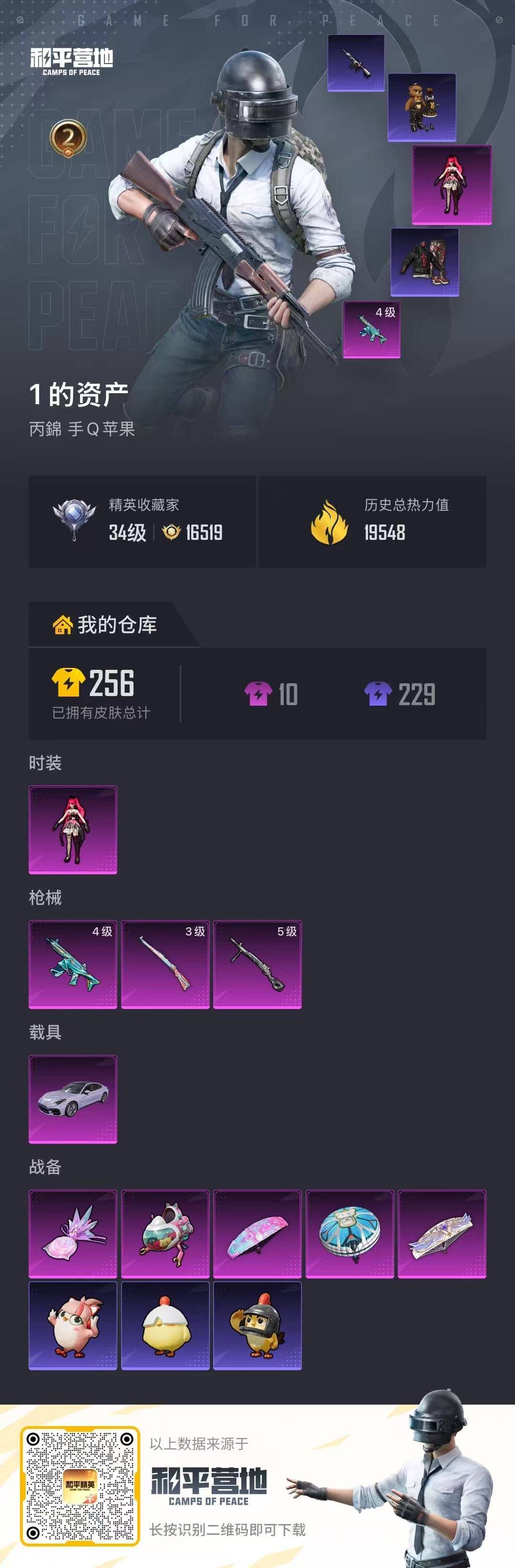 HPQM4114035和平精英账号详情图6