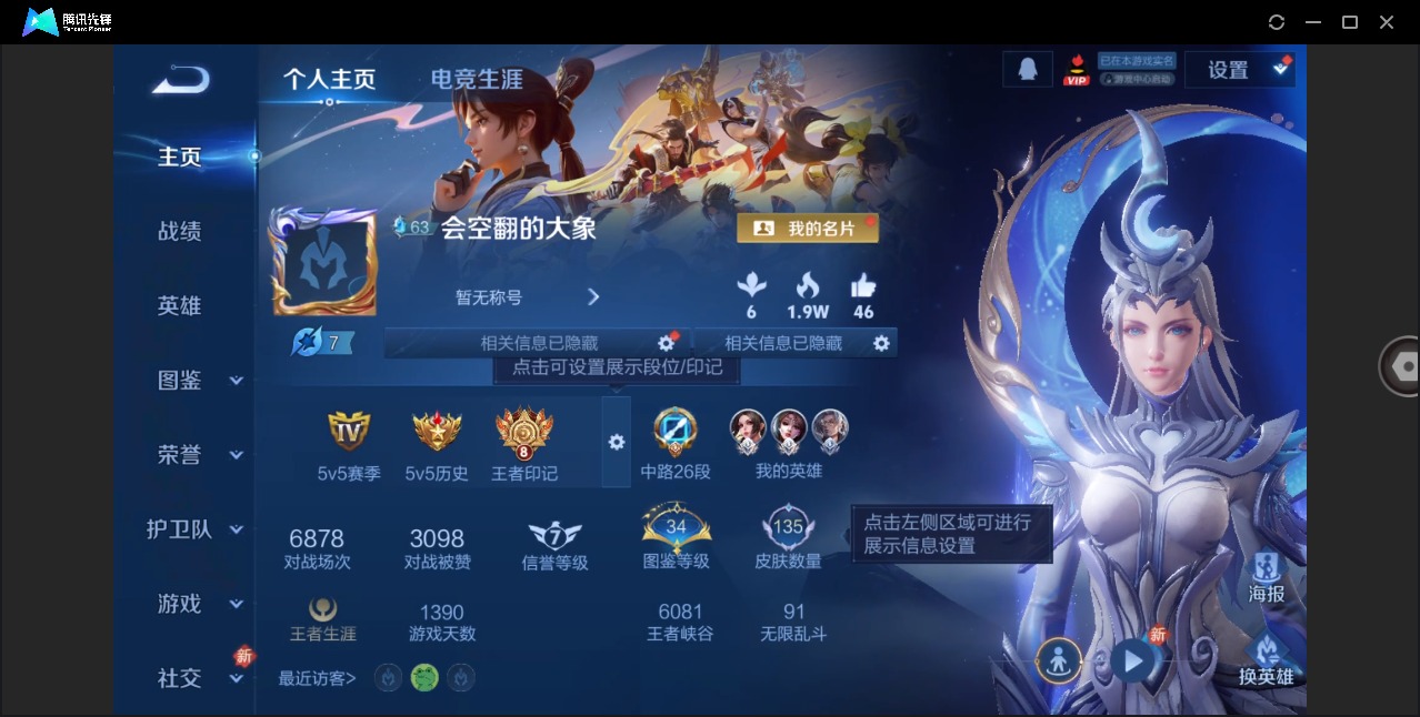 WZQM4174753王者荣耀账号详情图3