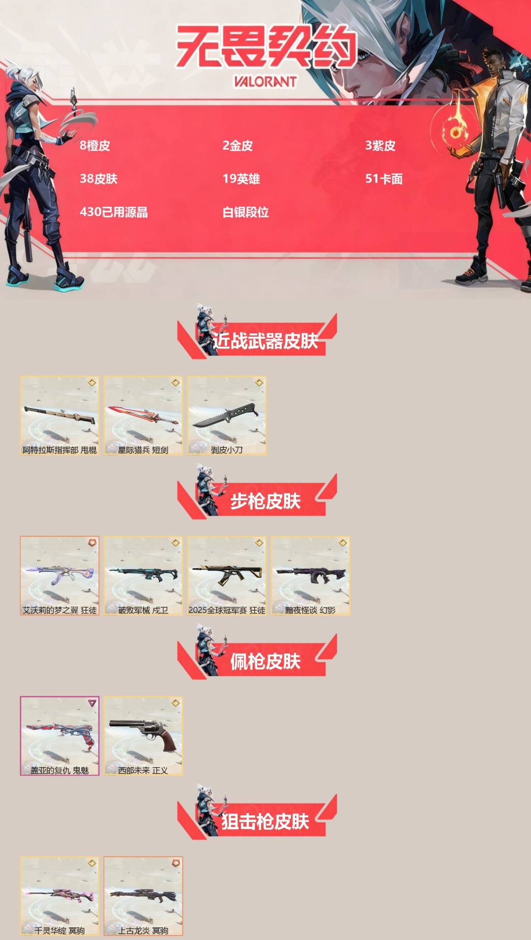 WWQQM414704无畏契约账号详情图3