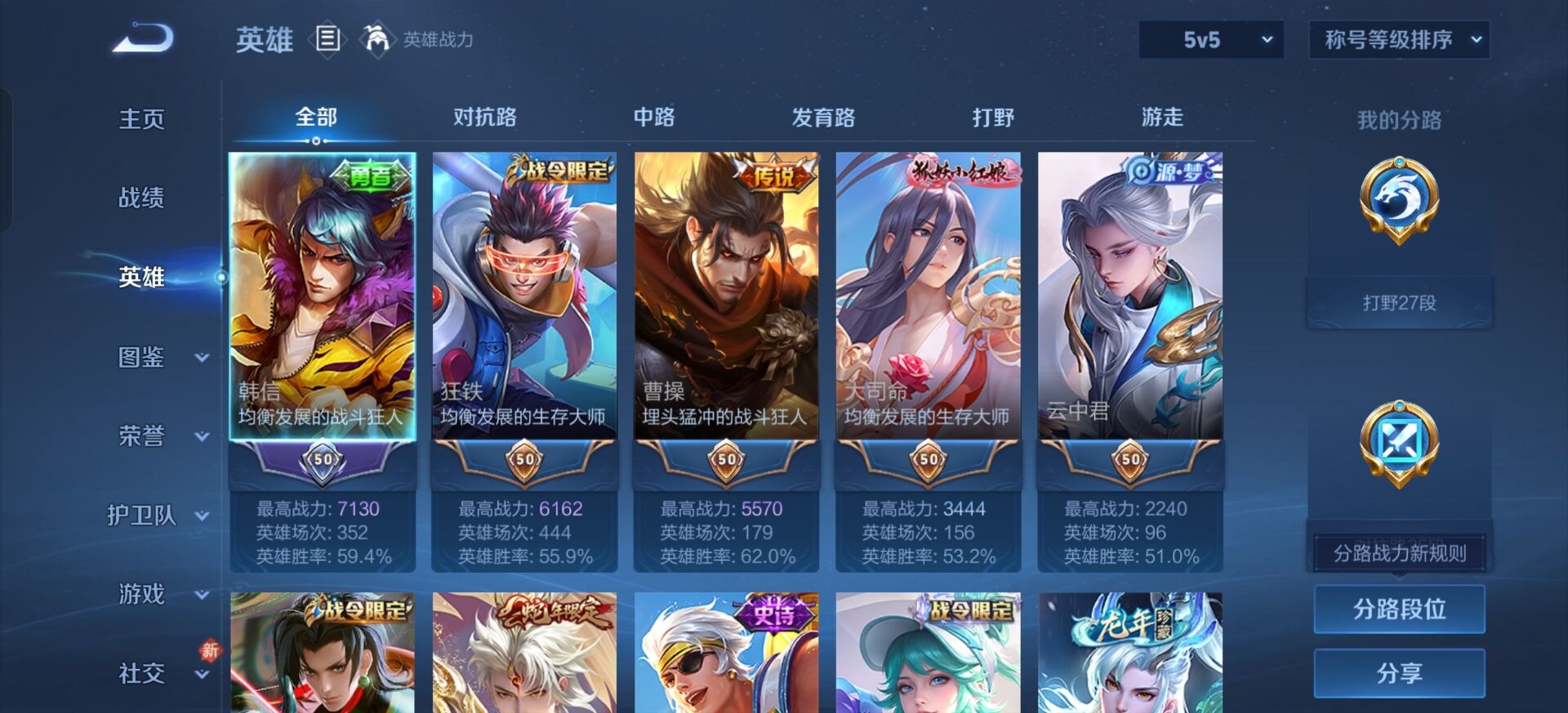 WZCMW4208609王者荣耀账号详情图5