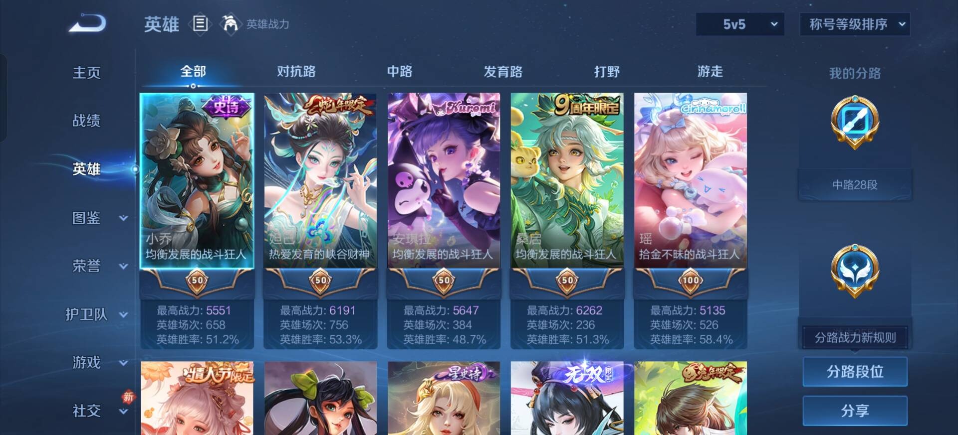 WZQM4193313王者荣耀账号详情图5 WZQM4193313王者荣耀账号详情图5