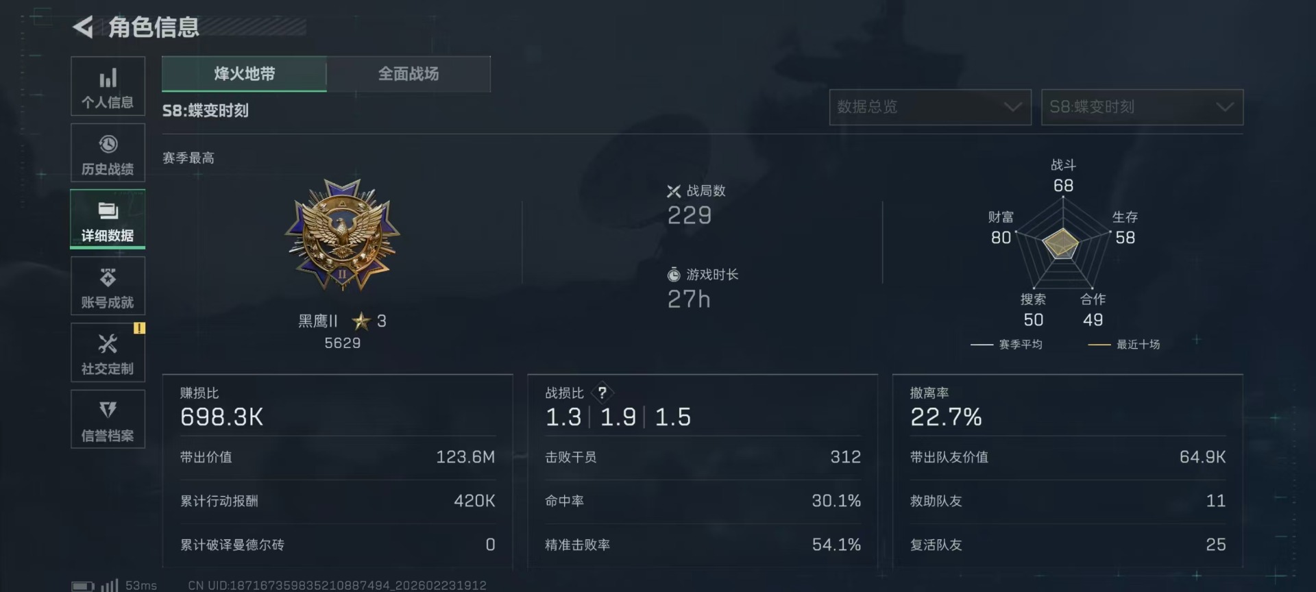 SJZQM459388三角洲行动账号详情图29