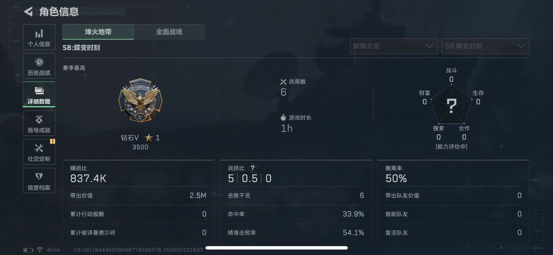 SJZQM459876三角洲行动账号详情图5