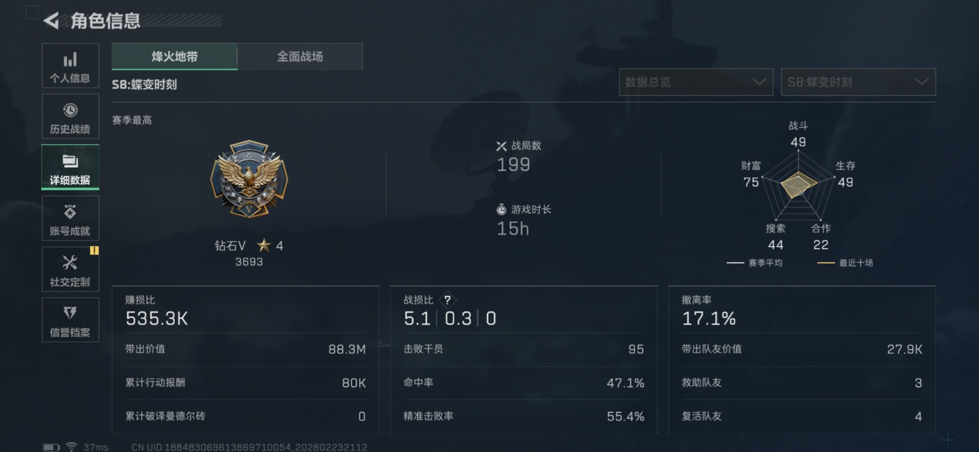 SJZCMW455798三角洲行动账号详情图4