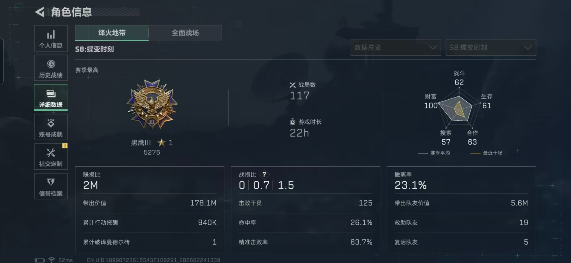 SJZQM455304三角洲行动账号详情图48