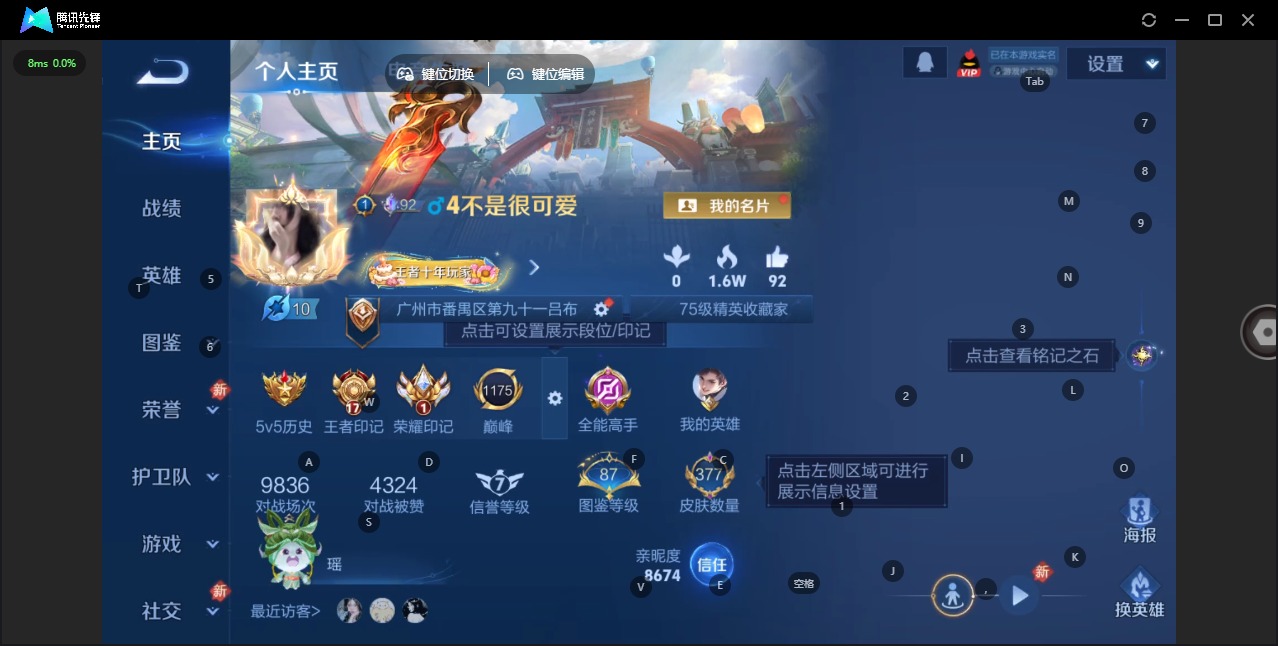 WZQM4192932王者荣耀账号详情图8