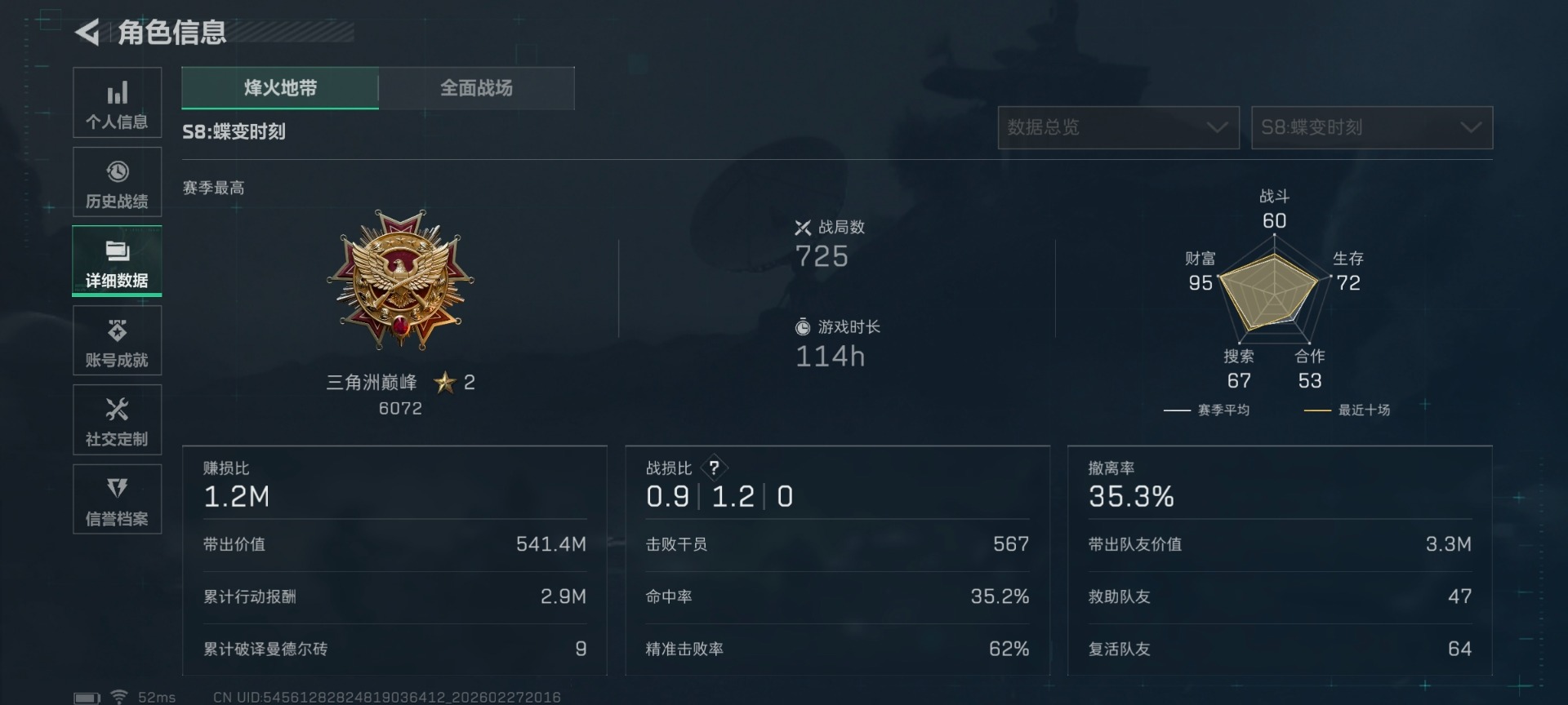 SJZQM455698三角洲行动账号详情图6