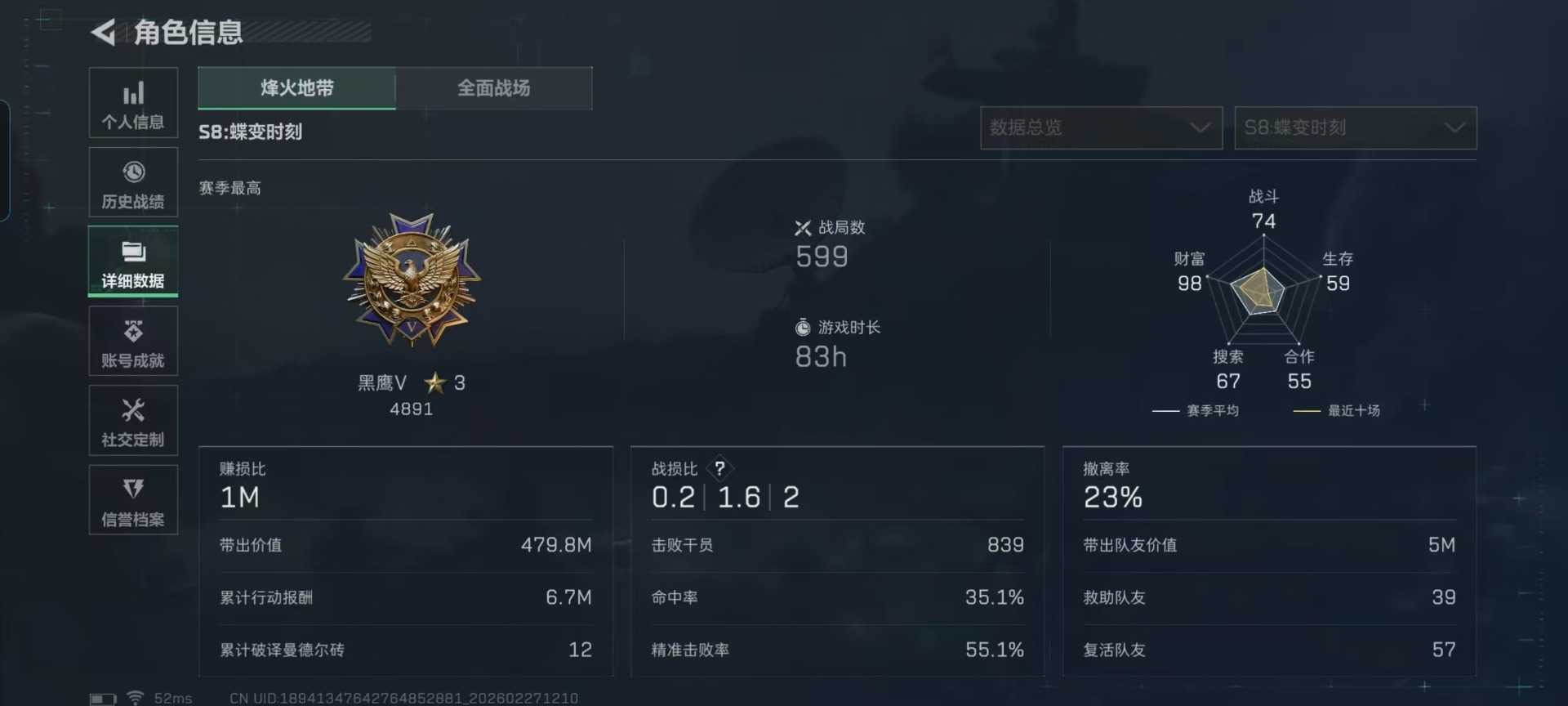 SJZQM468385三角洲行动账号详情图22 SJZQM468385三角洲行动账号详情图22