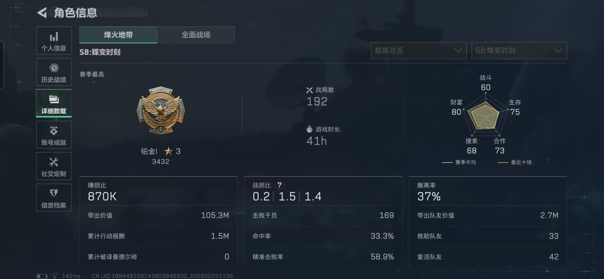 SJZCMW471401三角洲行动账号详情图52