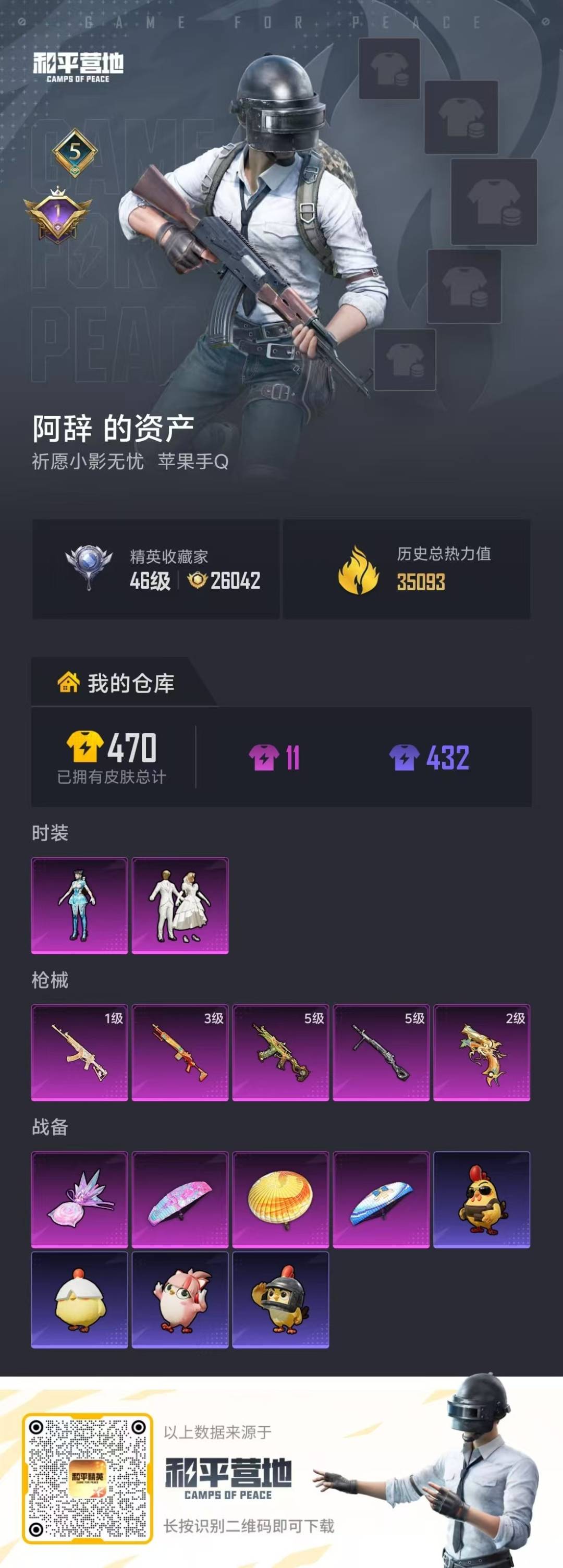 HPQM4114520和平精英账号详情图6