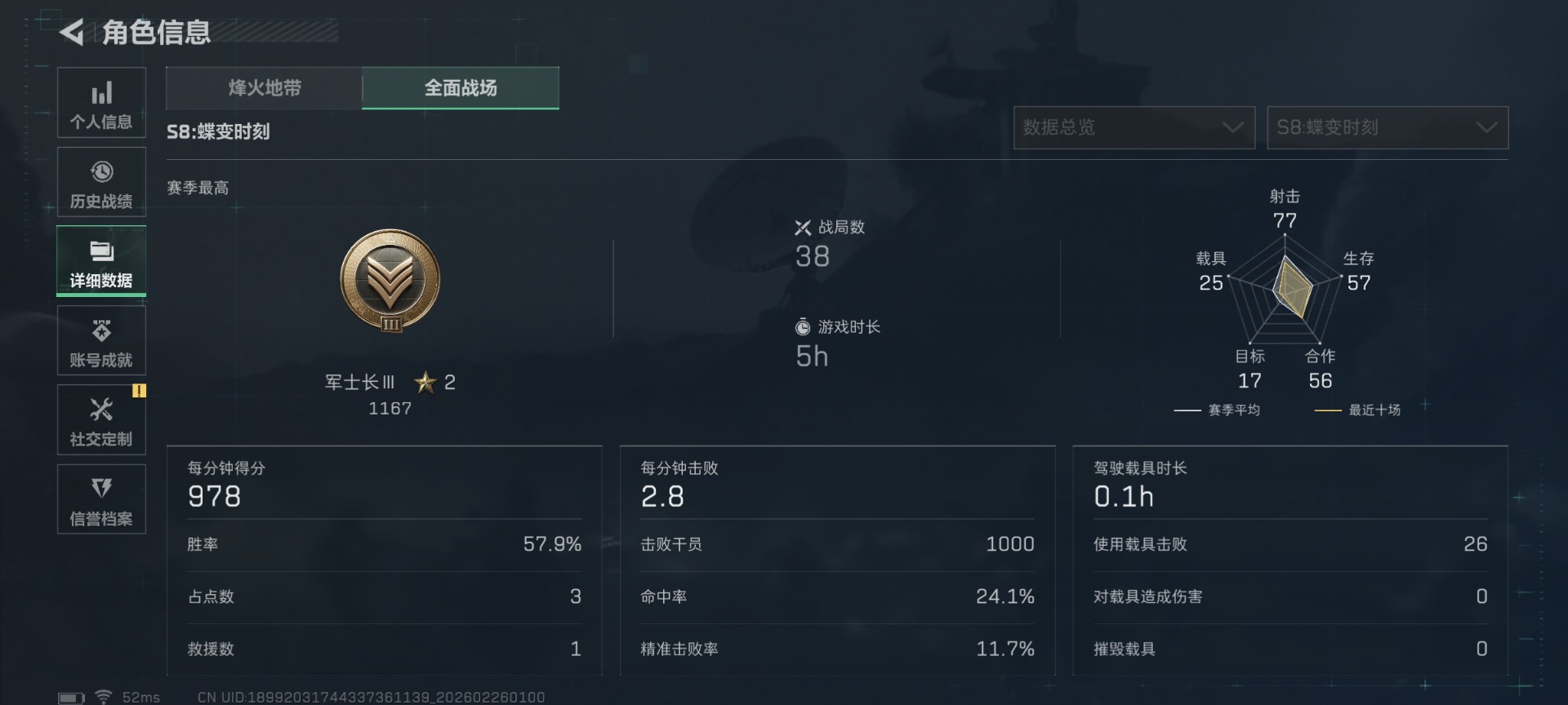 SJZCMW458954三角洲行动账号详情图5