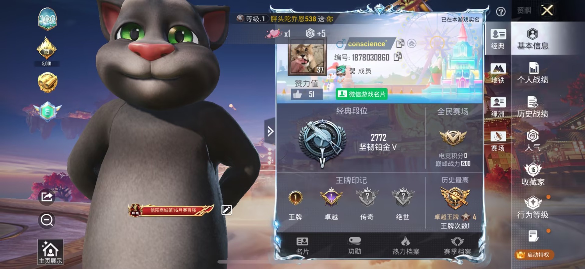 HPQM4115481和平精英账号详情图16