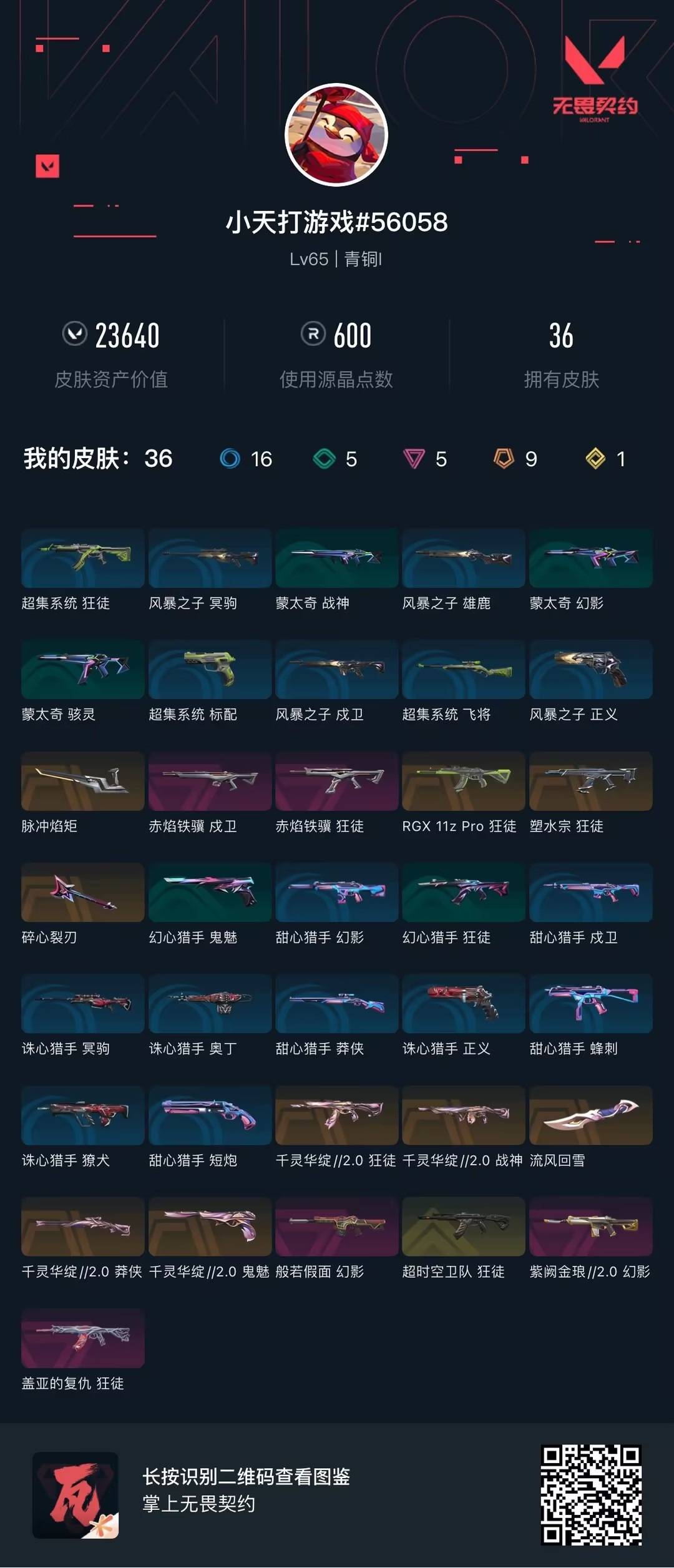 WWQLX428802无畏契约账号详情图8