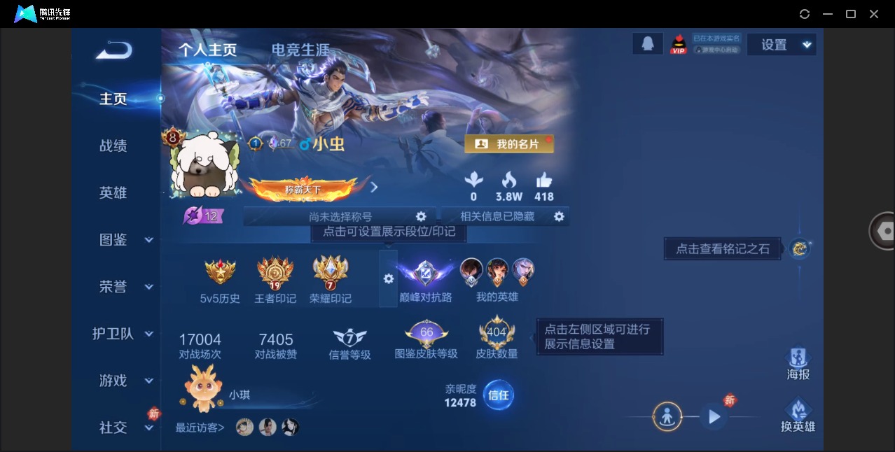 WZQM4196461王者荣耀账号详情图5