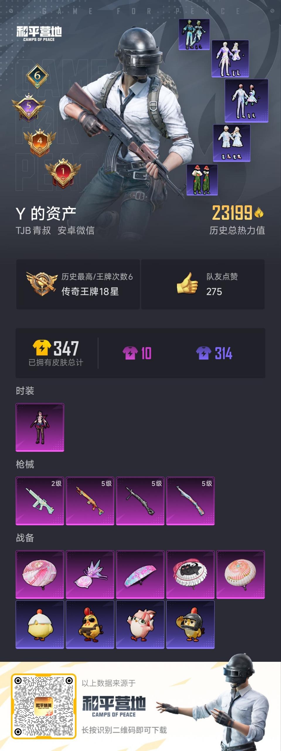 HPLX4188645和平精英账号详情图4