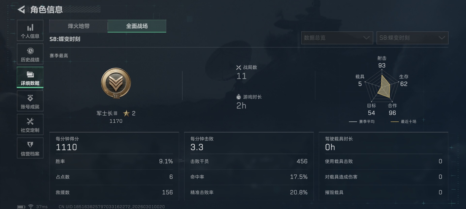 SJZQM458225三角洲行动账号详情图6