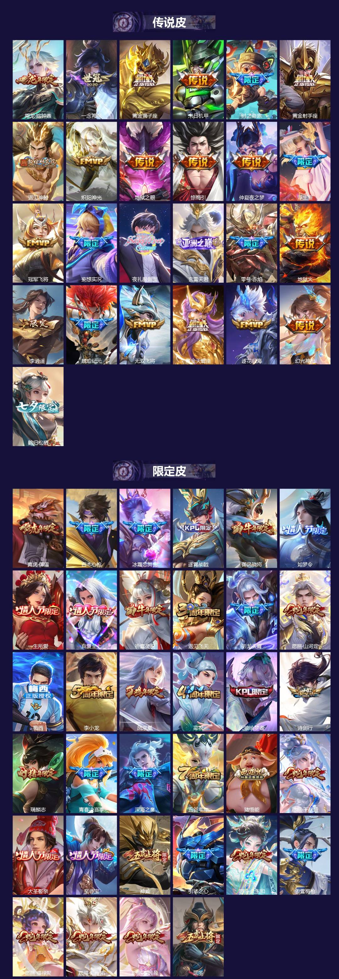 WZQM4201097王者荣耀账号详情图3