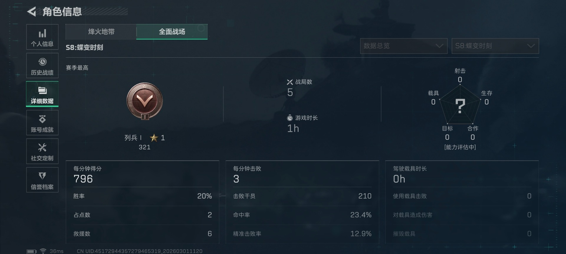 SJZQM458746三角洲行动账号详情图4