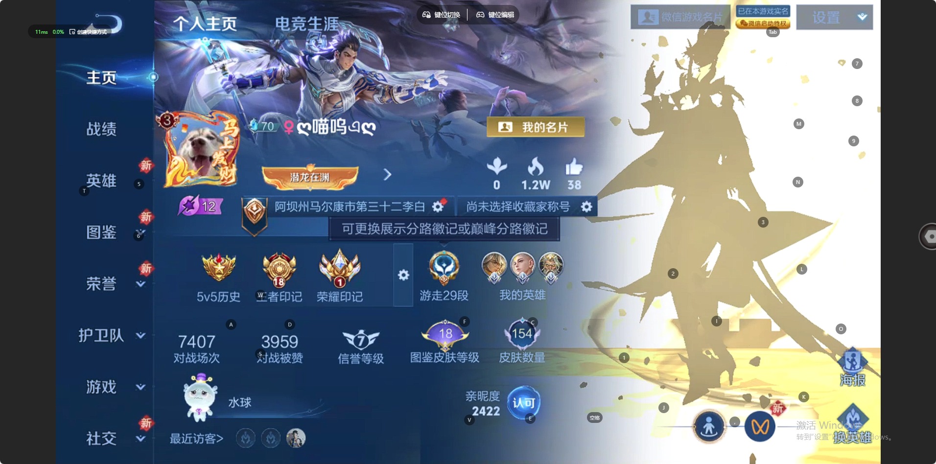 WZCMW4208555王者荣耀账号详情图10