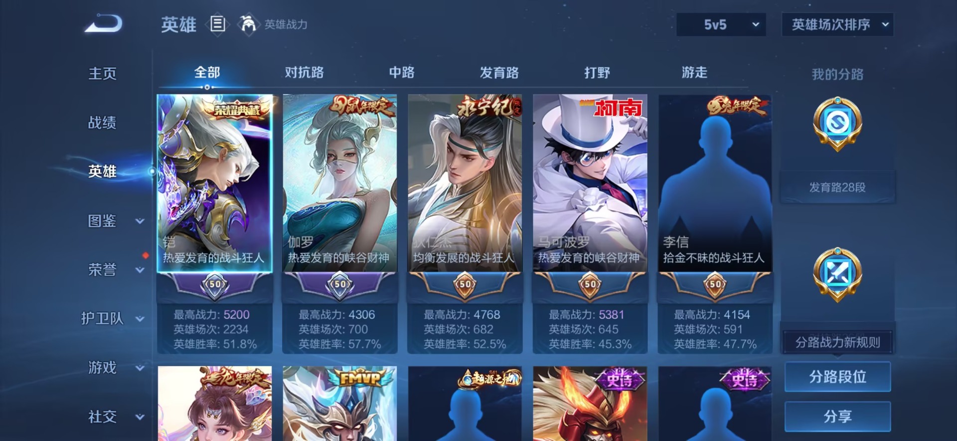 WZQM4215977王者荣耀账号详情图6