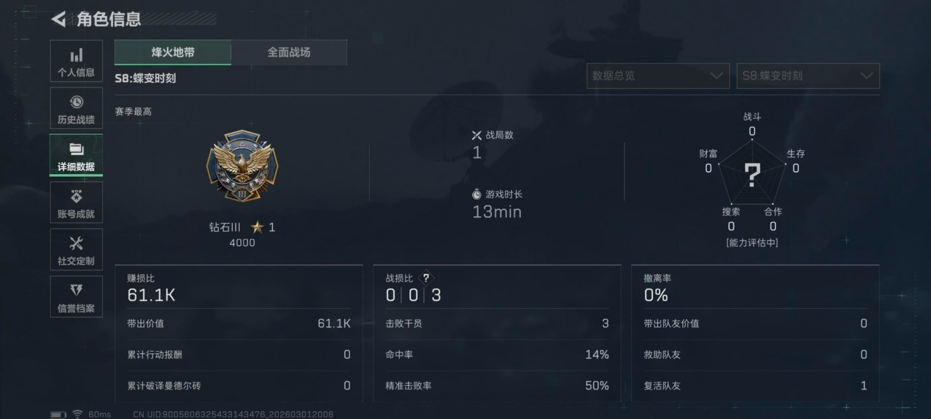 SJZQM459129三角洲行动账号详情图6