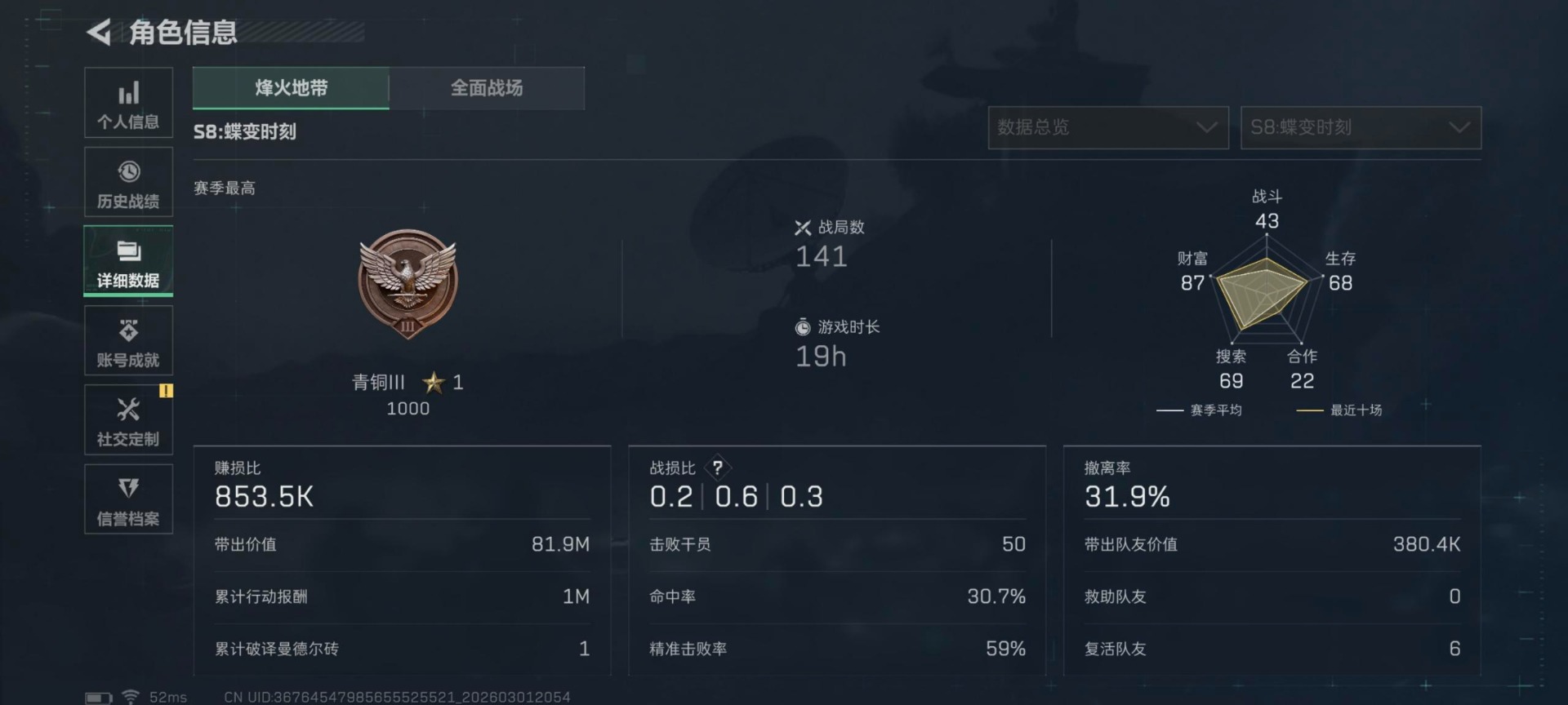 SJZQM465525三角洲行动账号详情图19 SJZQM465525三角洲行动账号详情图19