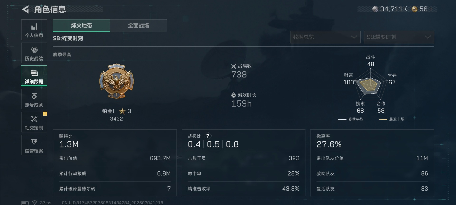 SJZQM459418三角洲行动账号详情图16