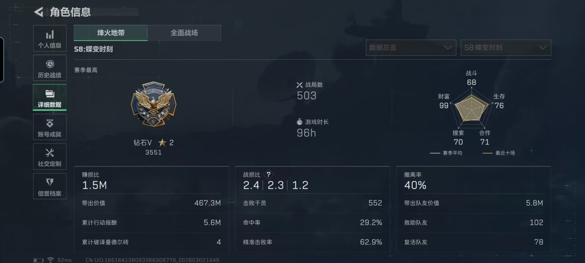 SJZCMW469967三角洲行动账号详情图32