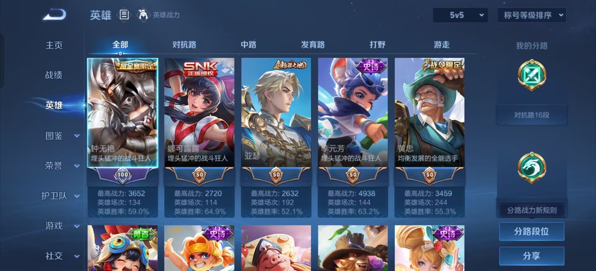 WZCMW4214891王者荣耀账号详情图5