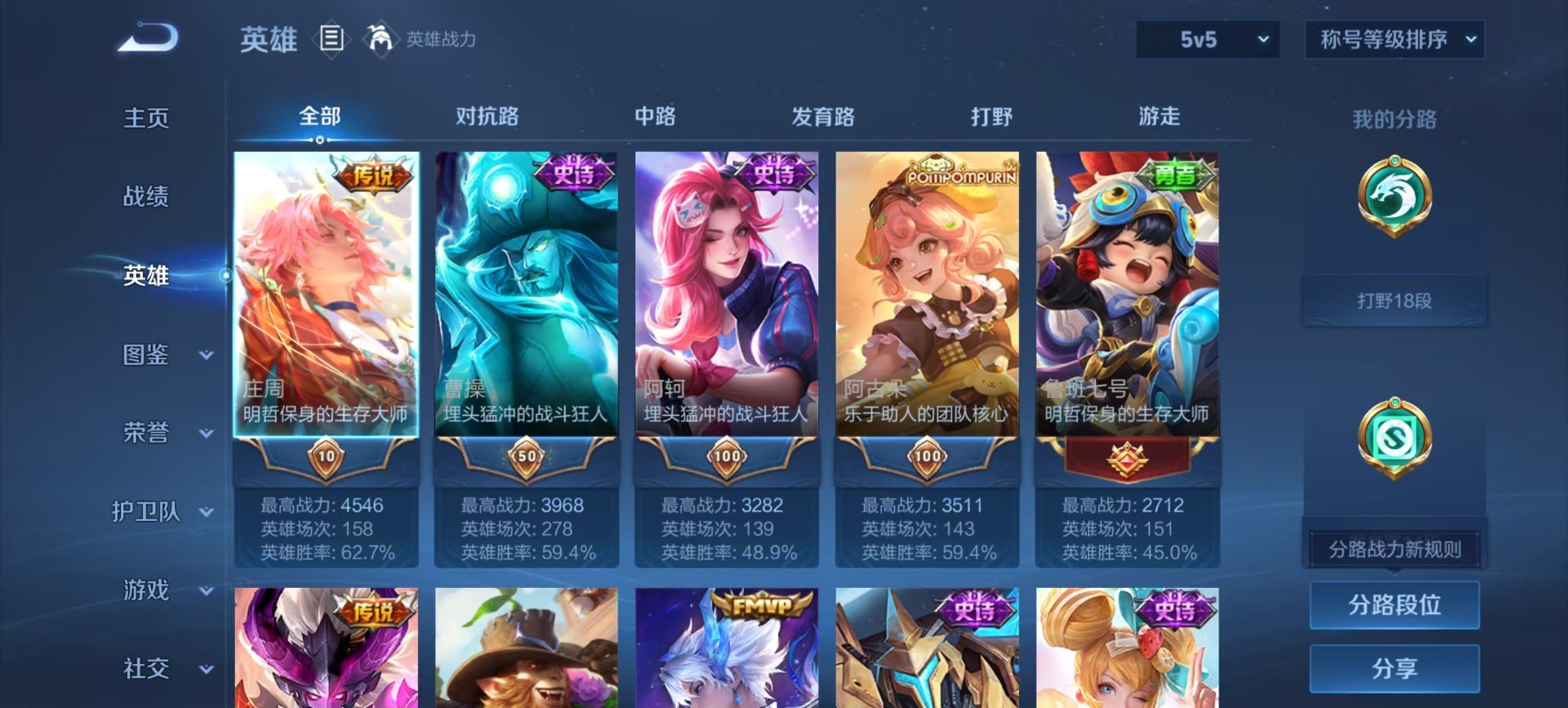 WZLX4226262王者荣耀账号详情图9