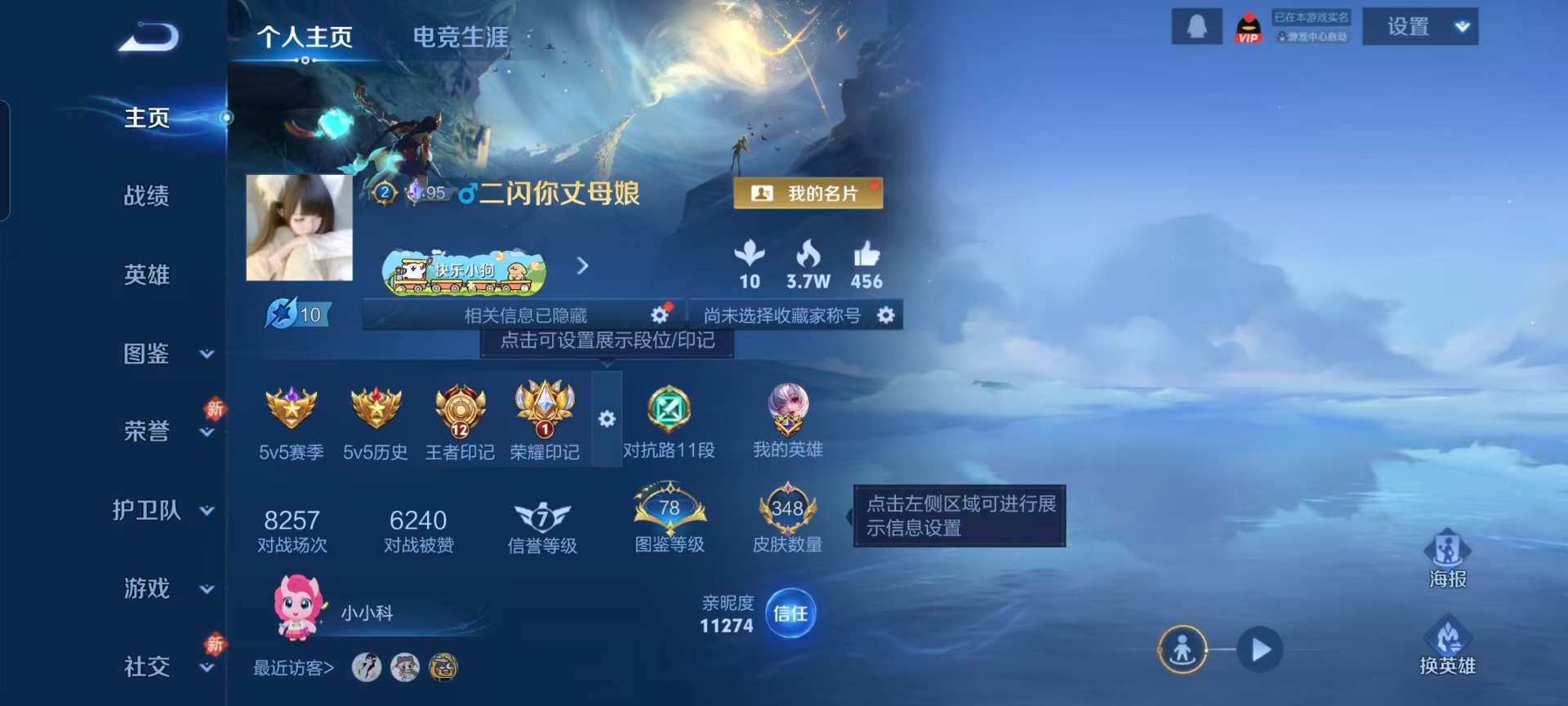 WZQM4206926王者荣耀账号详情图17