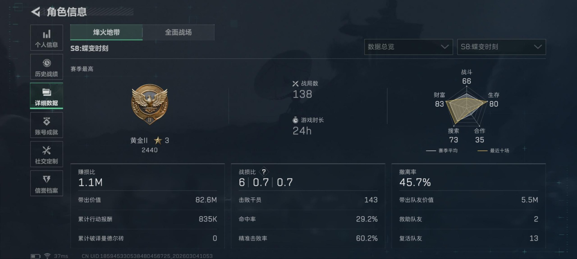 SJZQM468423三角洲行动账号详情图10 SJZQM468423三角洲行动账号详情图10