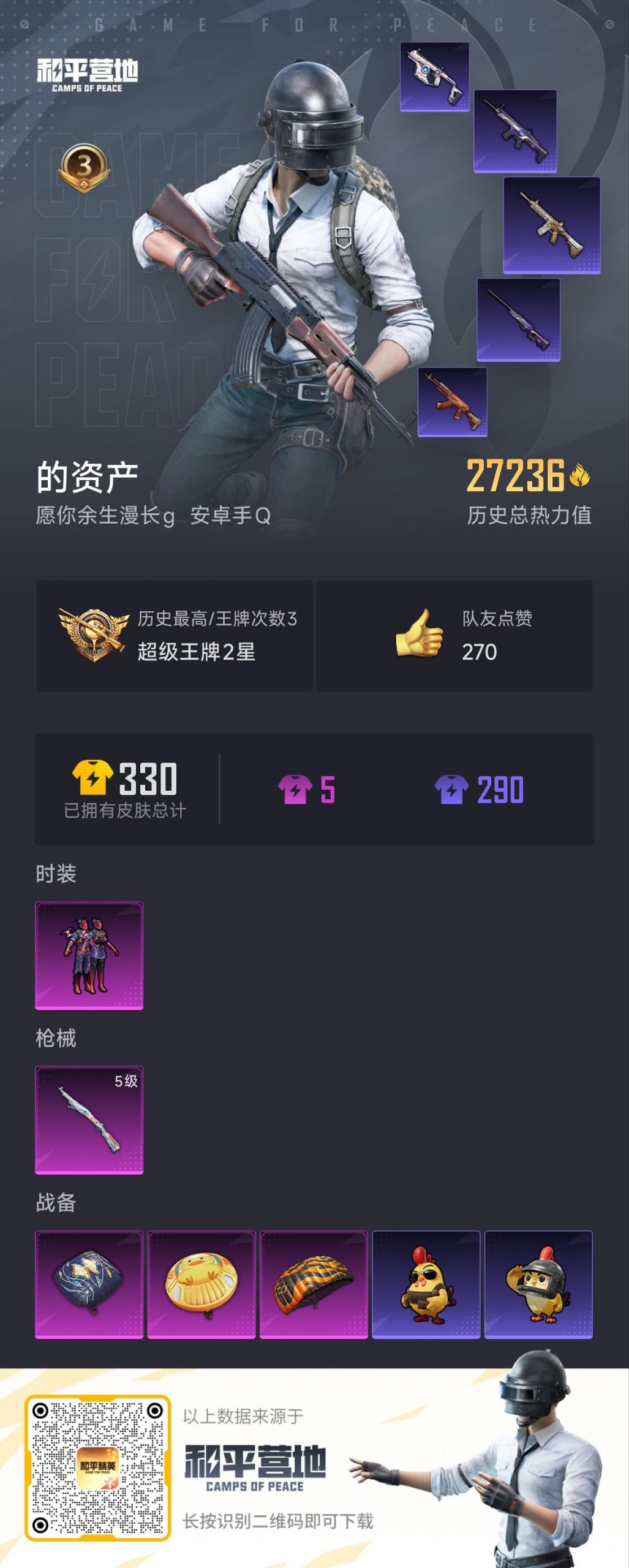 WZLX4218697王者荣耀账号详情图3