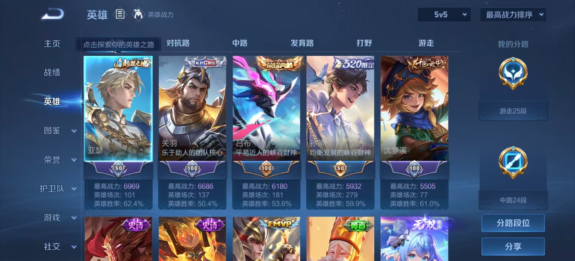 WZQM4209881王者荣耀账号详情图5